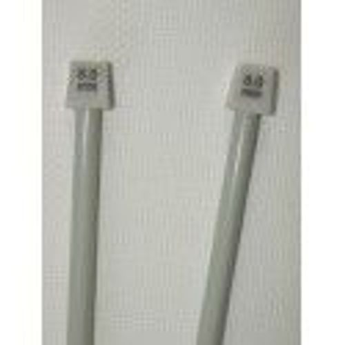 1 Paire D' Aiguilles À Tricoter Taille 8 Aluminium 40 Cm De Long