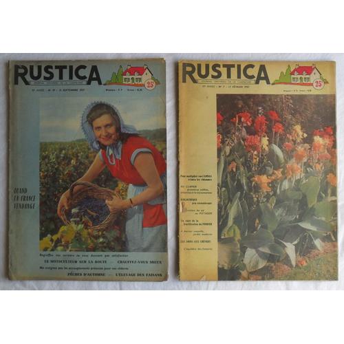 Rustica Année 1957 - N° 7 Et N° 37.