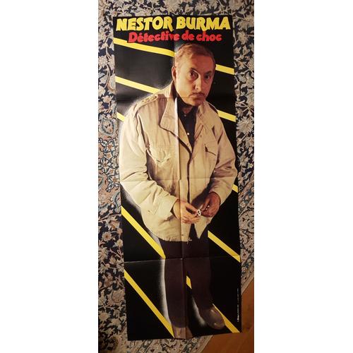 Nestor Burma Detective De Choc *Affiche 60x160 Format Pantalon 1982 Serrault