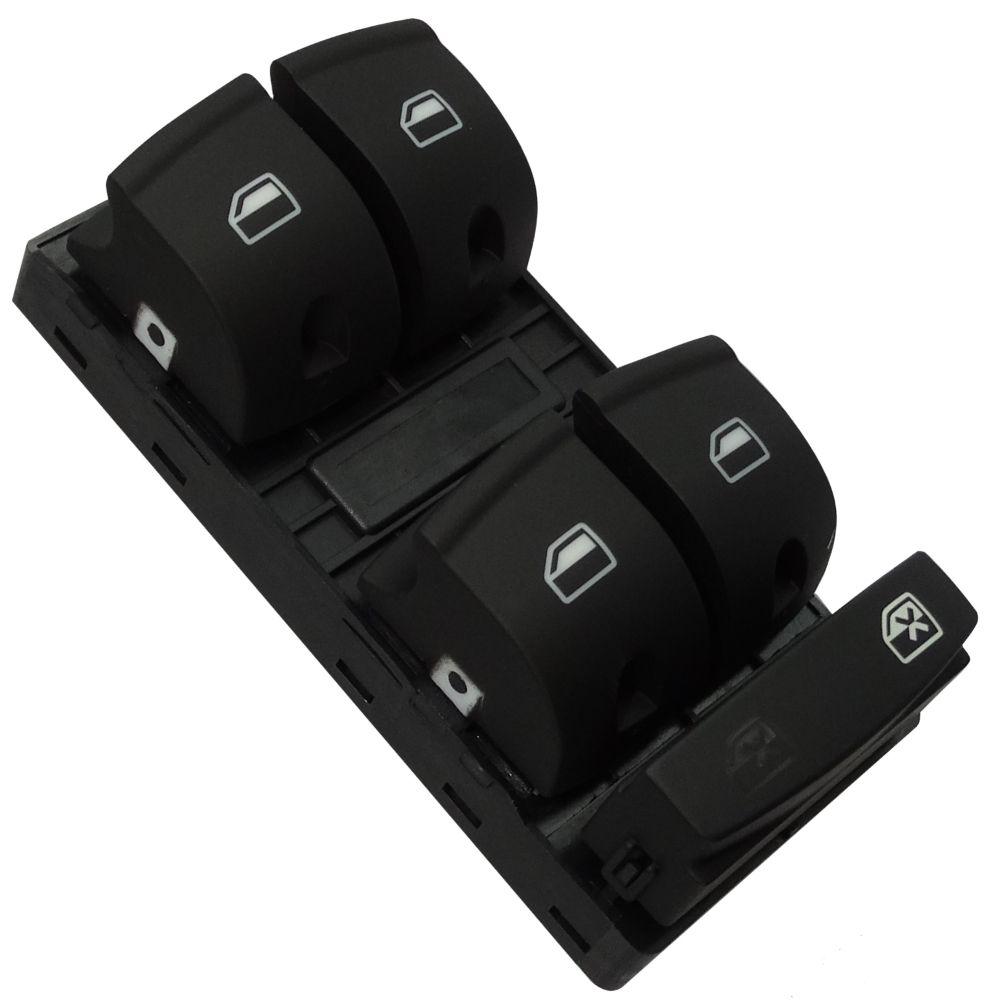 Aerzetix: Commodo interrupteur bouton lève-vitres compatible 1J4959857D  pour VW Volkswagen Bora Golf 4 Passat Seat Leon Toledo