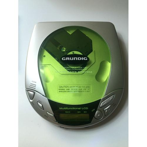 GRUNDIG Lecteur CD portable rechargeable CDP7500B - Noir pas cher