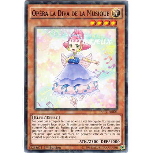 Yu-Gi-Oh! - Sp17-Fr020-St - Opéra La Diva De La Musique - Starfoil Rare