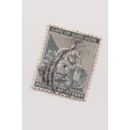 Timbre Cap De Bonne Éspérance Assise Oblitéré 1882