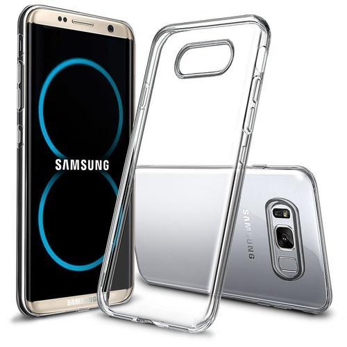 Samsung Galaxy S8 Plus Coque Housse Etui Transparent En Silicone Souple Ultra-Mince