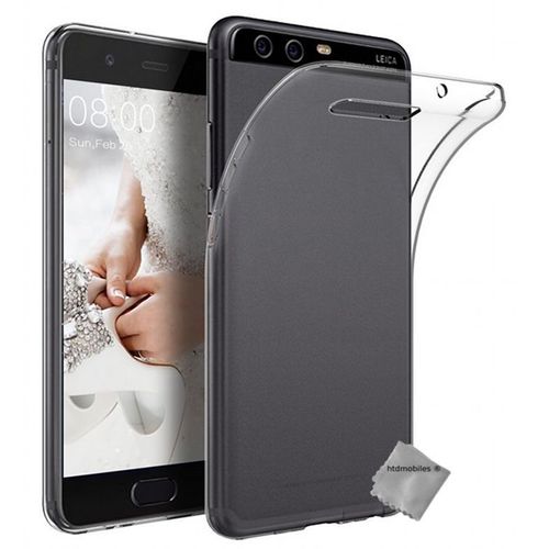 Housse Etui Coque Gel Fine Pour Huawei P10 + Film Ecran - Transparent Tpu