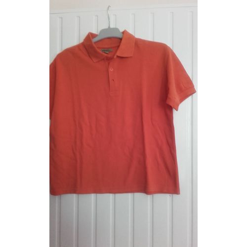Polo Sidewalk Coton Garçon 12 Ans Orange
