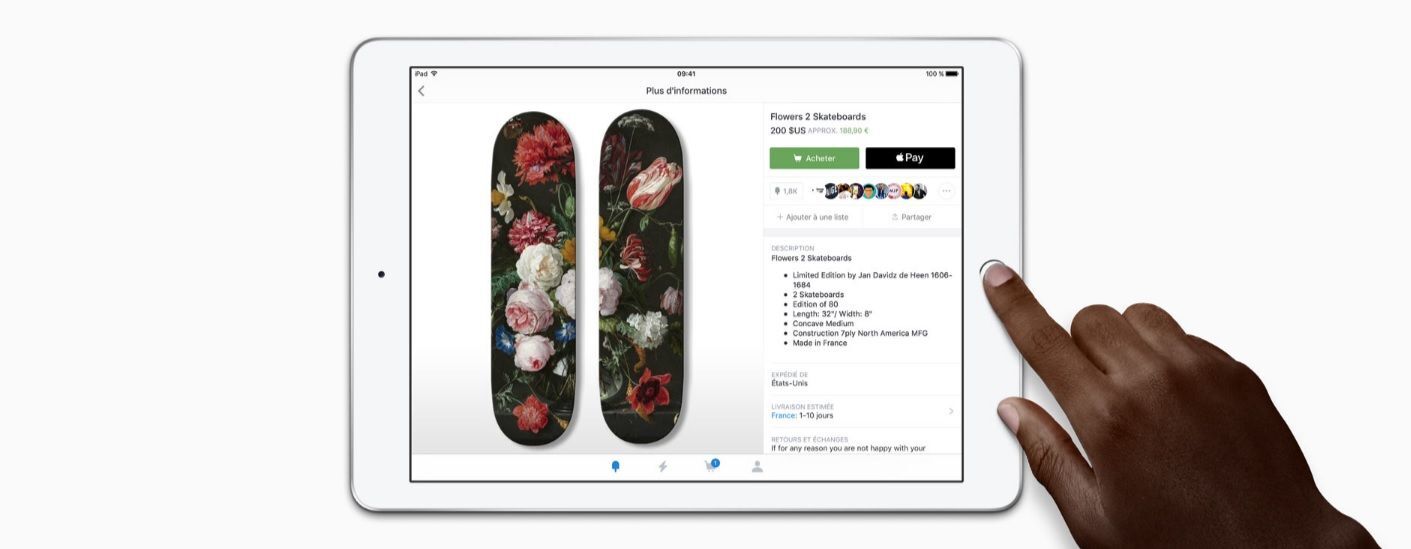 Tablette Apple 9.7-inch iPad 2017 Wi-Fi 32 Go 9.7 pouces Gris_image_6|Rakuten