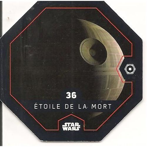 Jeton Star Wars Cosmic Shells Leclerc N°36 - Etoile De La Mort