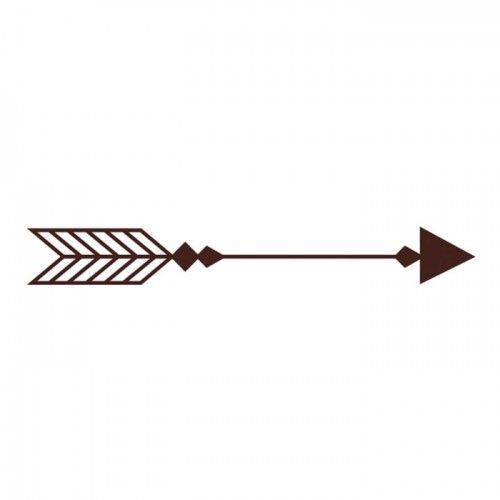 Tampon En Bois - Flèche 7,2 X 3,2 Cm