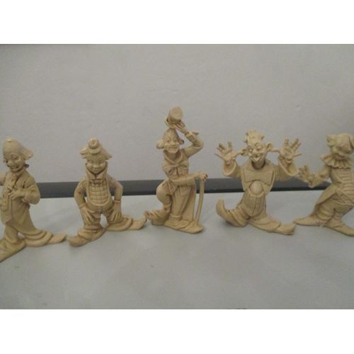 Lot De 5 Figurines " Clowns "