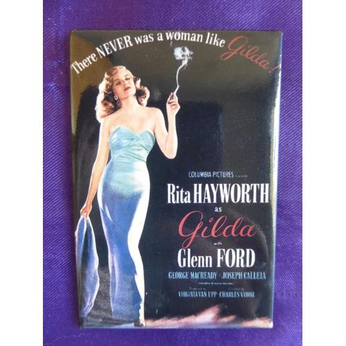 Magnet  Affiche De Gilda Avec Rita Hayworth.  Usa 7.9x5.4 Cm 