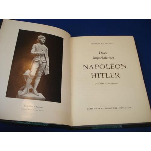 Deux Impérialismes Napoléon Hitler