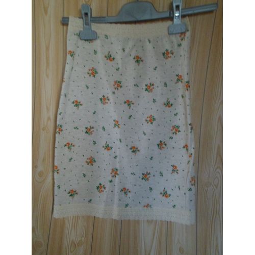 Jupe Morgan Coton 36 Crème