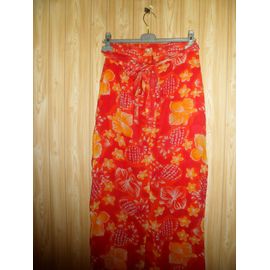 Jupe Kiabi Viscose 38 Orange 