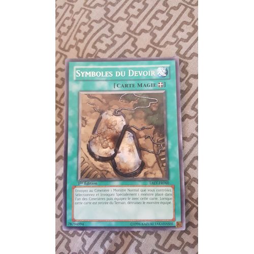 Yu-Gi-Oh! - Taev-Fr060 - Symboles Du Devoir - Rare