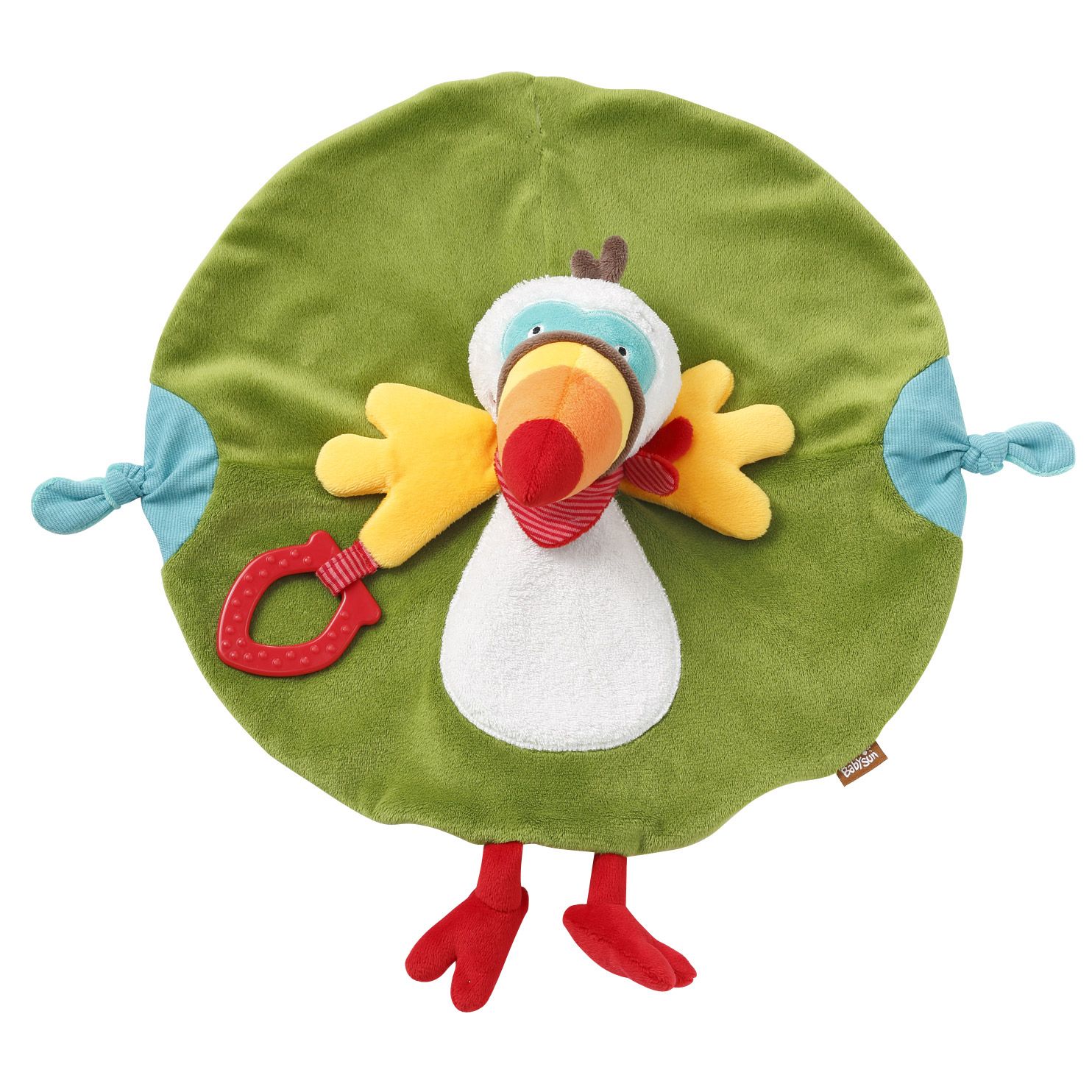 Doudou Toucan Deluxe Baby Sun Couverture Mouchoir Oiseau Des Iles Anneau Rouge Dents Bebe Peluche Jouet Eveil Naissance Babysun Rakuten