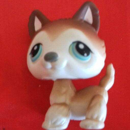Figurine Littlest Pet Shop Husky 68 - Occasion - Marque Hasbro