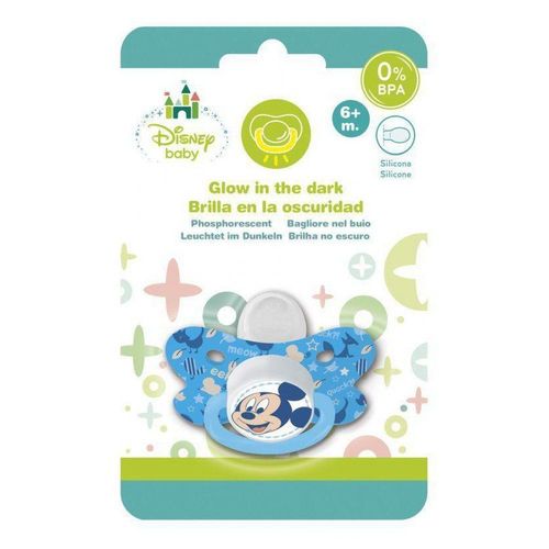 Sucette Anatomique Mickey Disney Baby Phosphorescent 6m+ 0% Bpa Silicone