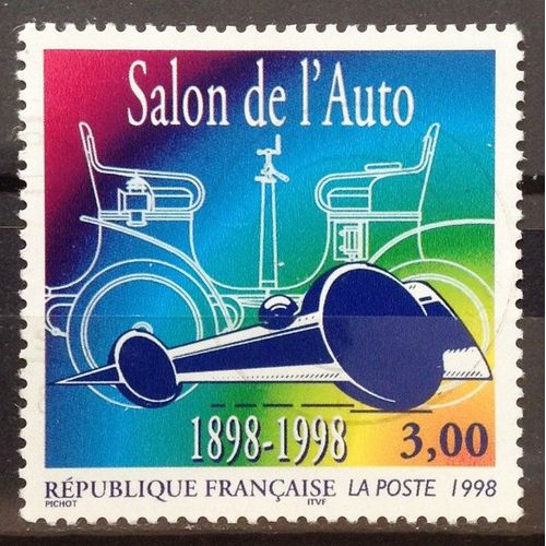 France - Salon De L'auto 3,00 (Superbe N° 3186) Obl - Année 1998 - N15988