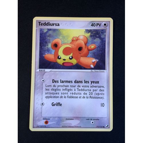 Teddiursa 77/115 Set Ex Forces Cachées Fr
