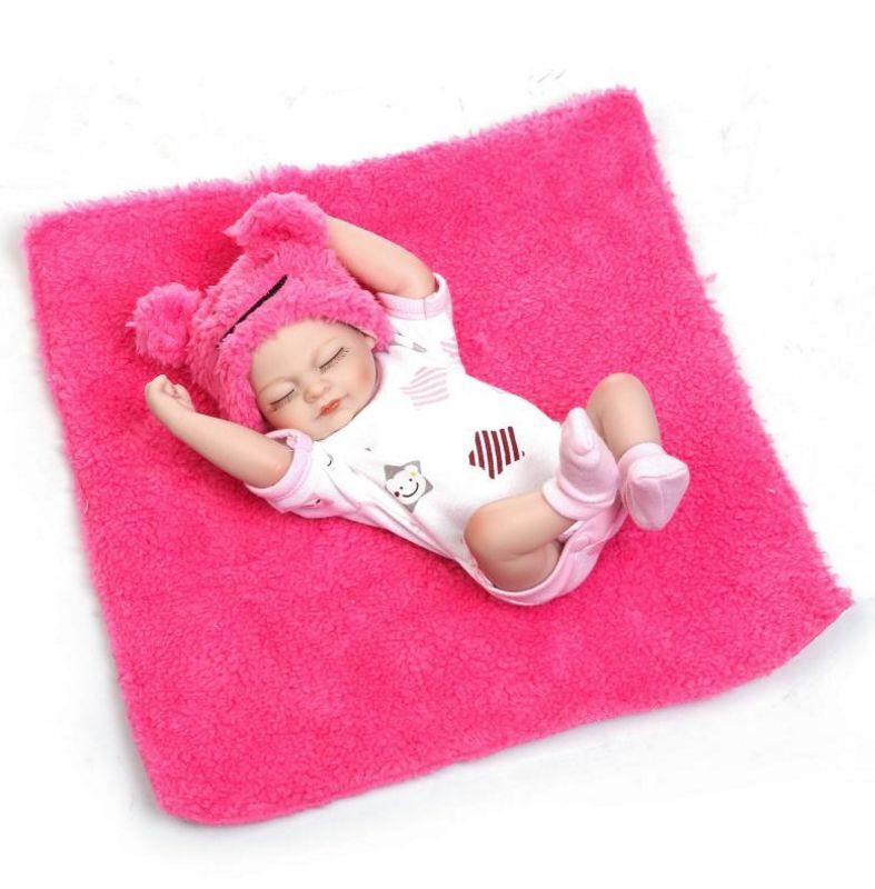 26 Cm Nouveau Ne Realiste Bebe Reborn Full Body Silicone Bebe Jumeaux Fille Garcon Poupee Rakuten