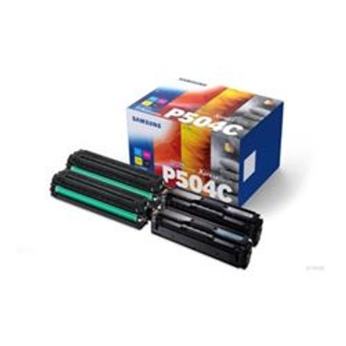Samsung CLT-P504C Value Pack - Pack de 4 - noir, jaune, cyan, magenta - originale - cartouche de toner - pour CLP-415N, 415NW; CLX-4195FN, 4195FW, 4195N; Xpress C1810W, C1860FW