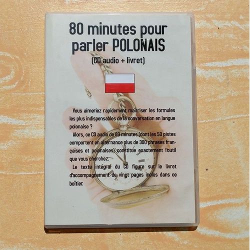 80 Minutes Pour Parler Polonais - Cd Audio