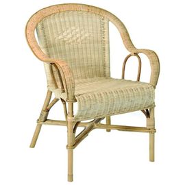 Fauteuil adulte en rotin tissé