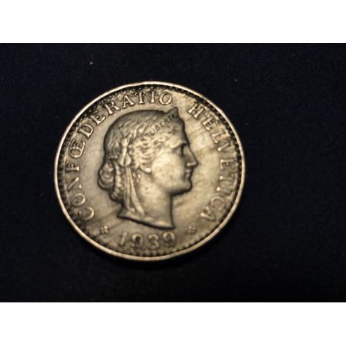 Suisse 20 Rappen  1939 B