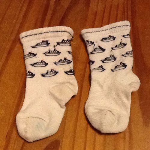 Paire De Chaussettes Bebe Taille 18/28 Bateau