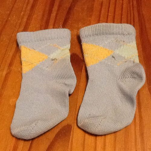 Paire De Chaussettes Bebe Taille 20/22 Bleu