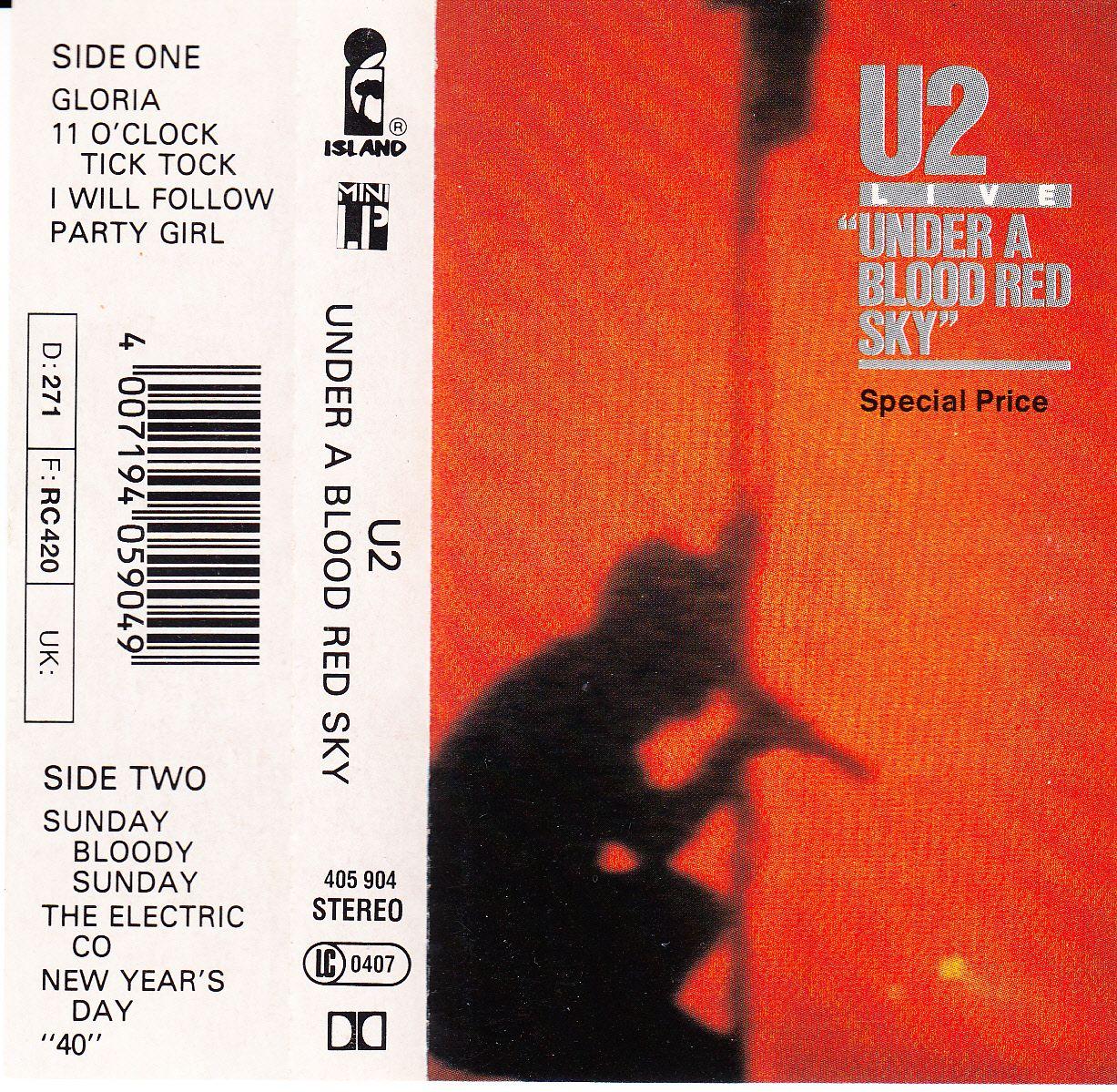 Under A Blood Red Sky Live U2 (vinyle neuf) 