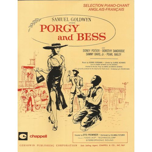 Gerschwin Porgy And Bess Sélection De Chants Piano-Chant (Anglais Et Français)