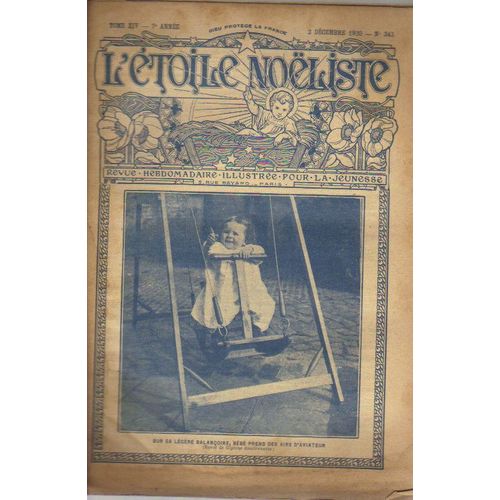 L'etoile Noeliste 1920 / Bebe Et Balancoire / N° 343 