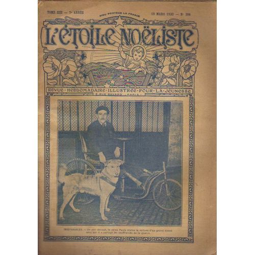 L'etoile Noeliste 1920 / Chien Et Handicap / N° 306 