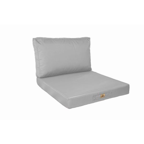 Coussins Pour Salon De Jardin Déhoussable Gris Galet 50x50cm