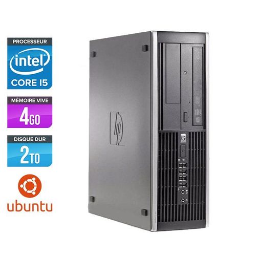 HP Elite 8200 SFF - Intel Core i5-2400 / 3.10 GHz - RAM 4 Go - HDD 2 To - DVD - GigaBit Ethernet - Ubuntu / Linux