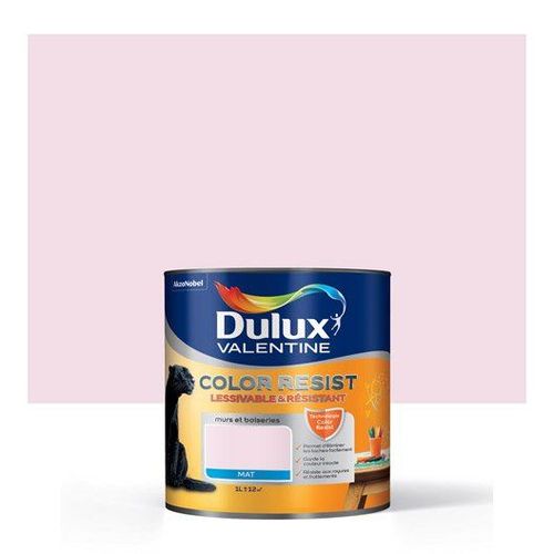 Peinture rose paradis Dulux Valentine color resist 1L