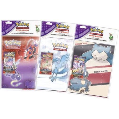 Pack Portfolio + Booster - Pokemon - Écarlate Et Violet ? Forces Temporelles (Ev05)