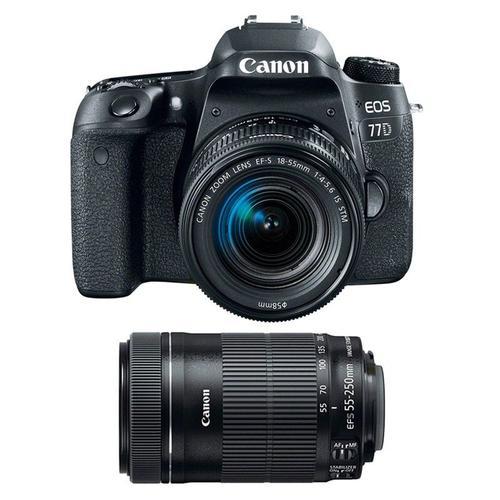 CANON EOS 77D + 18-55 IS STM + 55-250 IS STM