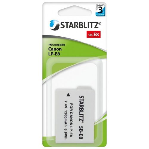 STARBLITZ BATTERIE CANON LP-E8 / NB-E8