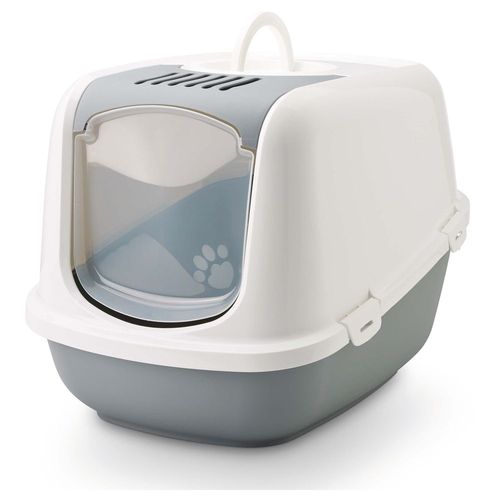 Savic - Maison De Toilette Nestor Jumbo Pour Chat - Gris