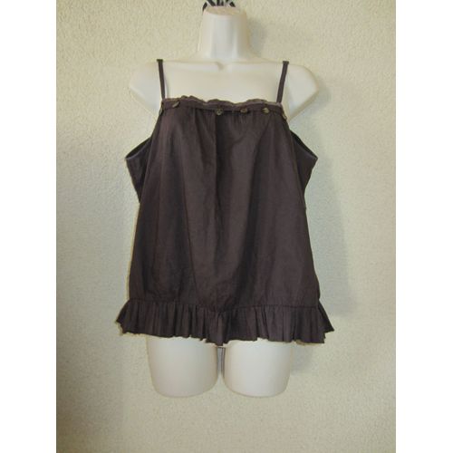 Top Marron Kiabi T 42