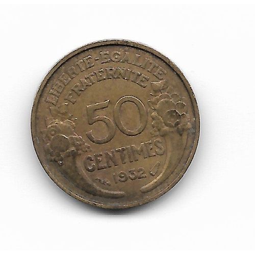 Pièce De 50 C Morlon Bronze-Aluminium 1932