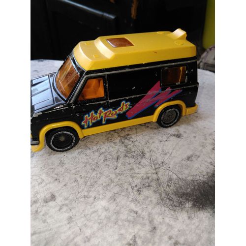 Voiture Majorette 1/36 Van Hot Rofds Porte Arriere Quis Ouvre-Majorette