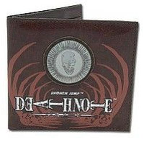 Death Note - Porte Feuille Avec Crane En Metal