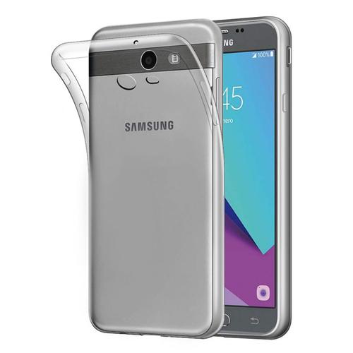 Samsung Galaxy J3 (2017)/ J3 Emerge 5.0" Sm-J327 (Non Compatible Galaxy J3 2016/ 2015): Housse Etui Coque Silicone Gel Ultraslim Et Ajustement Parfait - Transparent