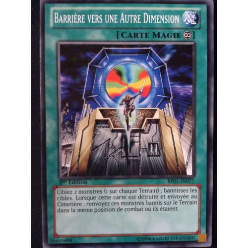 Yugioh! Barrière Vers Une Autre Dimension - Starfoil Rare - Bp01-Fr077