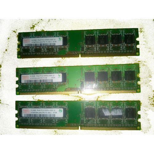 Hynix - 512mb - 1Rx8 - PC2 - 5300U - 555 - 12