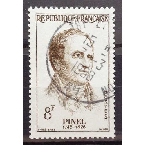 France - Grands Médecins - Philippe Pinel 8f (Superbe N° 1142) Obl - Année 1958 - N15504